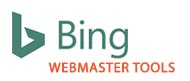 We use Bing Webmaster Tools (logo shown) for our Boston SEO Services